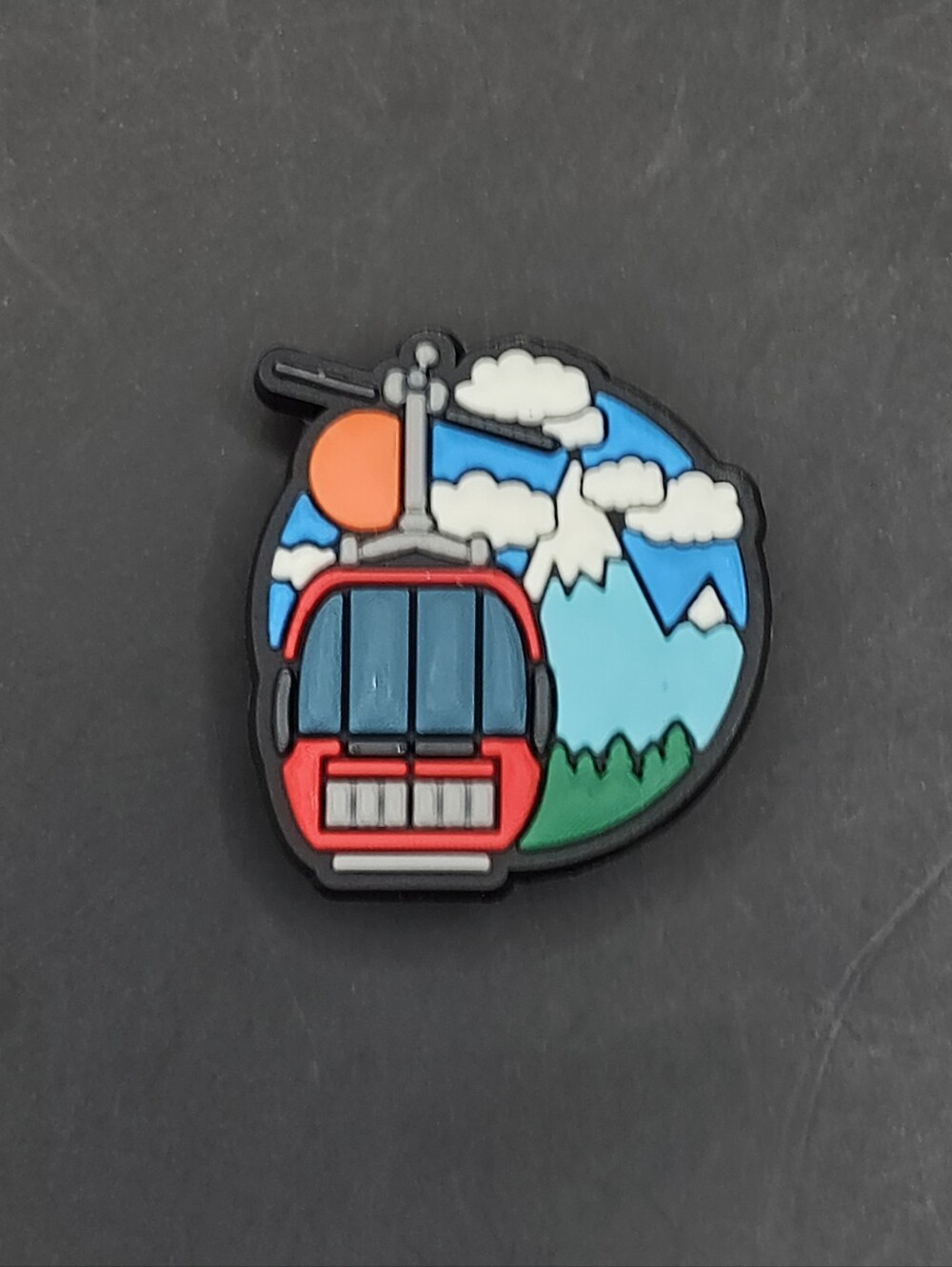 (5/$15) Ski Cable Car Croc Charm